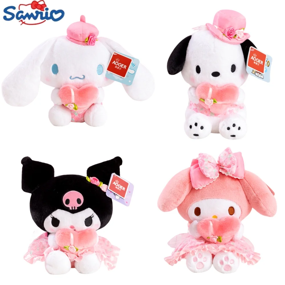 

Sanrio Kuromi плюшевые куклы 25 см кавайная My Melody Cinnamoroll мягкие набивные животные Аниме фигурки мультфильм подарки на день рождения Детские игрушки