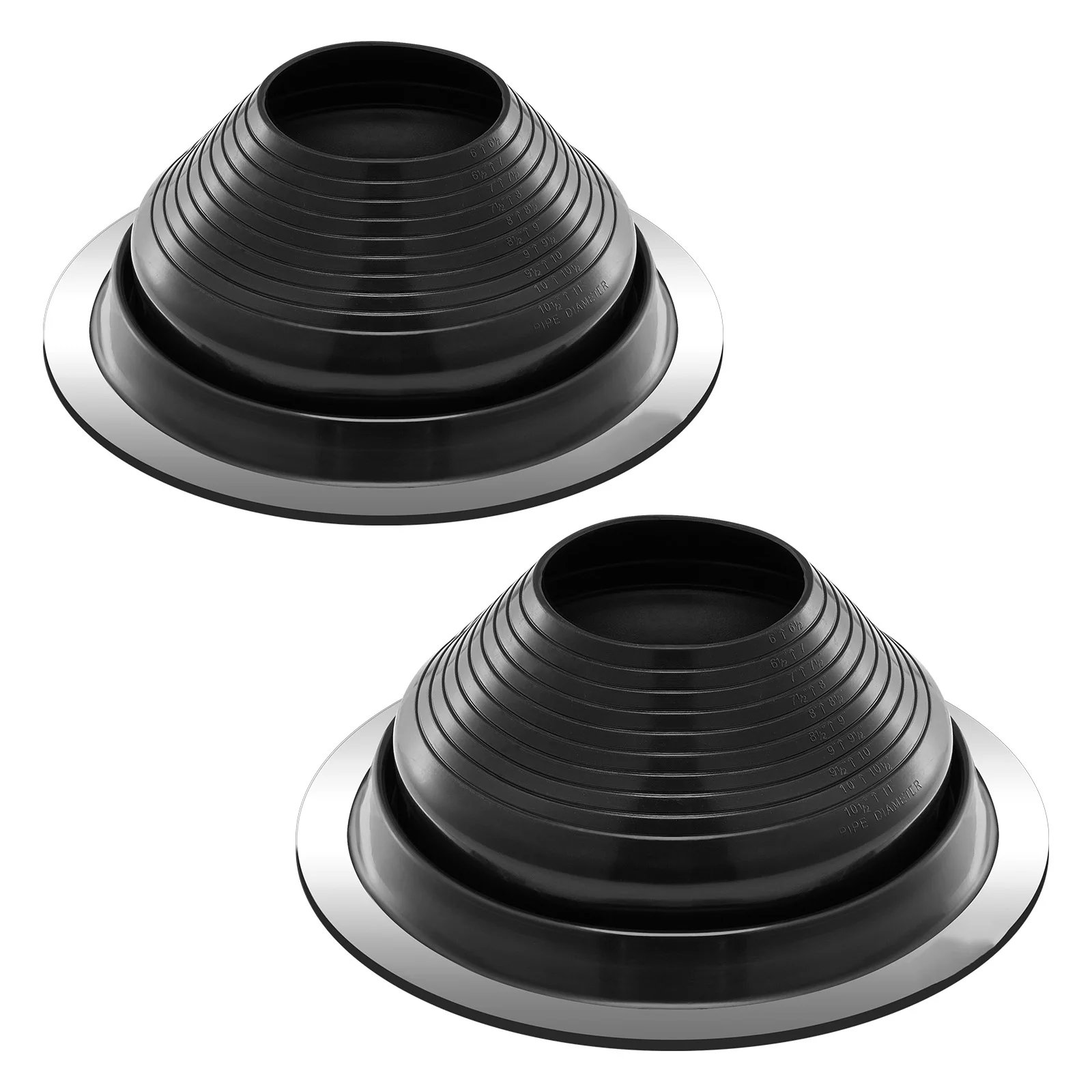 SucceBuy Roof Pipe Flashing Boots Fit Pipe OD 6"to11" Flexible EDPM Roofing Jack Pipe Flashing High Temp -67℉to 212℉ for Chimney