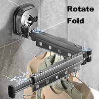 Retractable Clothes Drying Rack,Space-Saver,Collapsible Drying Racks for Laundry Room,Wall Mounted Clothes Hanger Rack 1