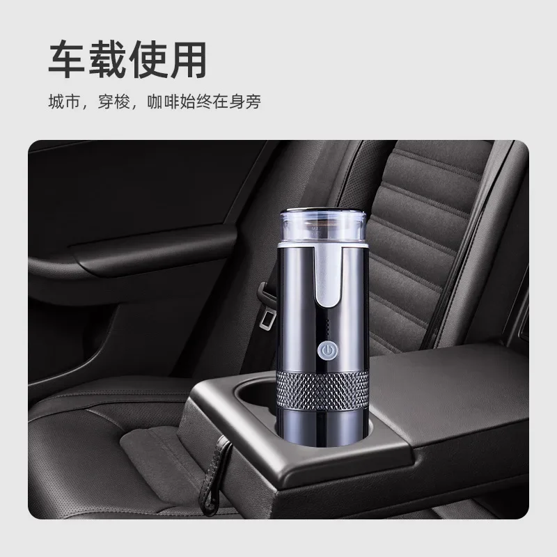 KKLAURA Portable Coffee Maker Espresso Machine Hand Press Capsule Ground Coffee Brewer Portable for Travel and Picnic 4