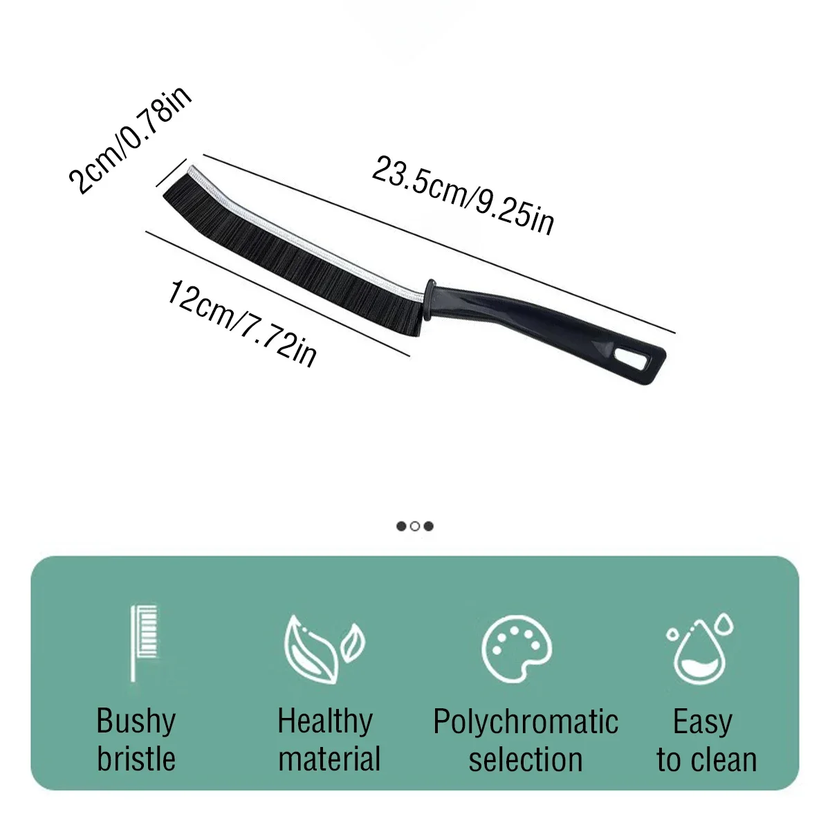 Cleaning Brush for Fine Seam Corners Groove Window Cleaning Tools Kitchen Bathroom Tiles Joints Brush Microfiber Toilet WC Brush 3