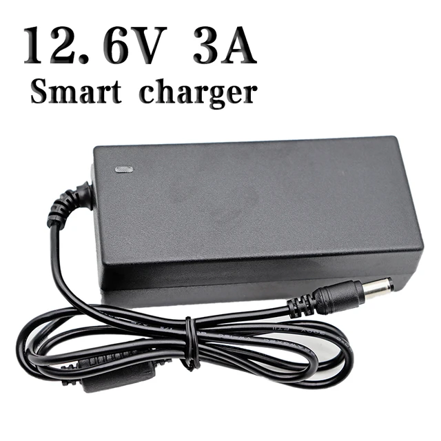 Batterie Li-ion 12V 12ah + chargeur 12.6V 3a, BMS 20a haute puissance  intégré pour alimentation 12V + chargeur - AliExpress