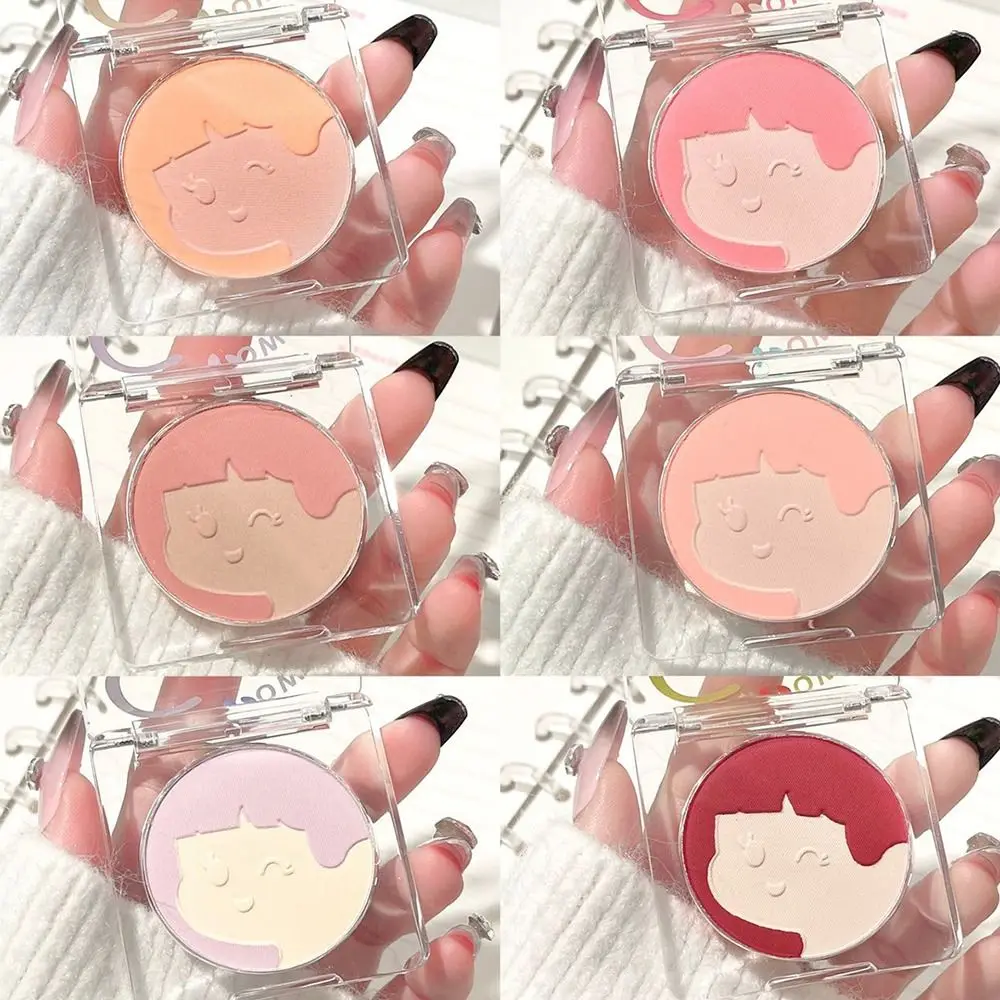 Waterproof Blush Makeup Palette Professional Natural Cheek Blushes Matte Orange/Peach Pink/Rose Purple