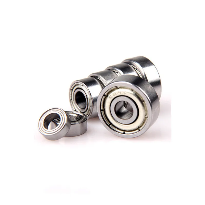 10PCS ABEC-7 Flange Ball Bearing 608zz 623zz 624zz 625zz 635zz 626zz 688zz 3D Printers Parts Deep Groove Flanged Pulley Wheel ball bearings