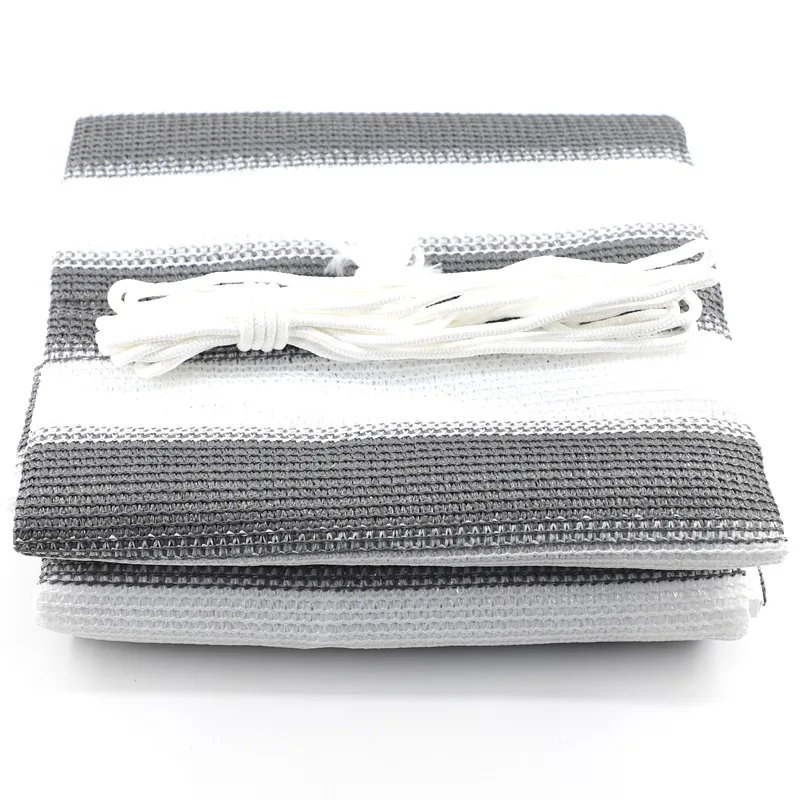 Description Picture 4 of itemHDPE Stripe Sun Shade Net Balcony Privacy Screen Fence Net Garden Buildings Sunshade Net Terrace Swimming Pool Fence Winding