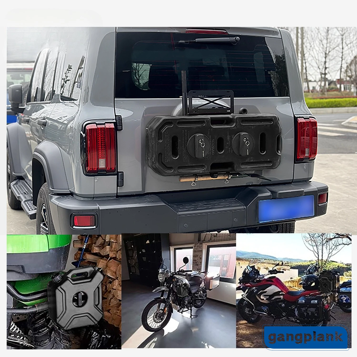 Portable 30L Black Oil Drum Fuel Tank