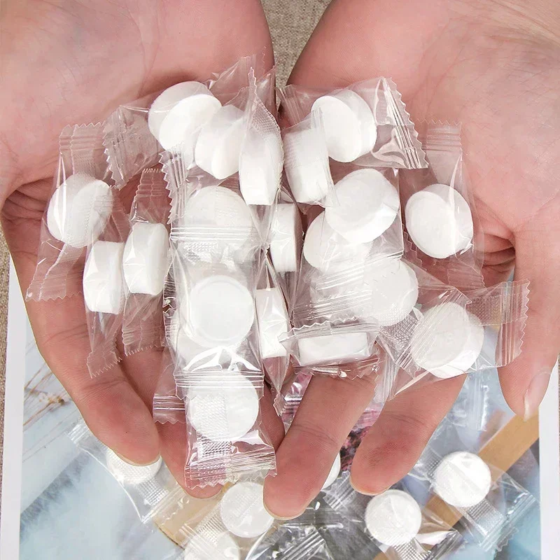 10/50/100pcs Portable Compressed Towel Disposable Face Cleaning Soft Compressed Hand Wipe Towel Non-Woven Makeup Wipes