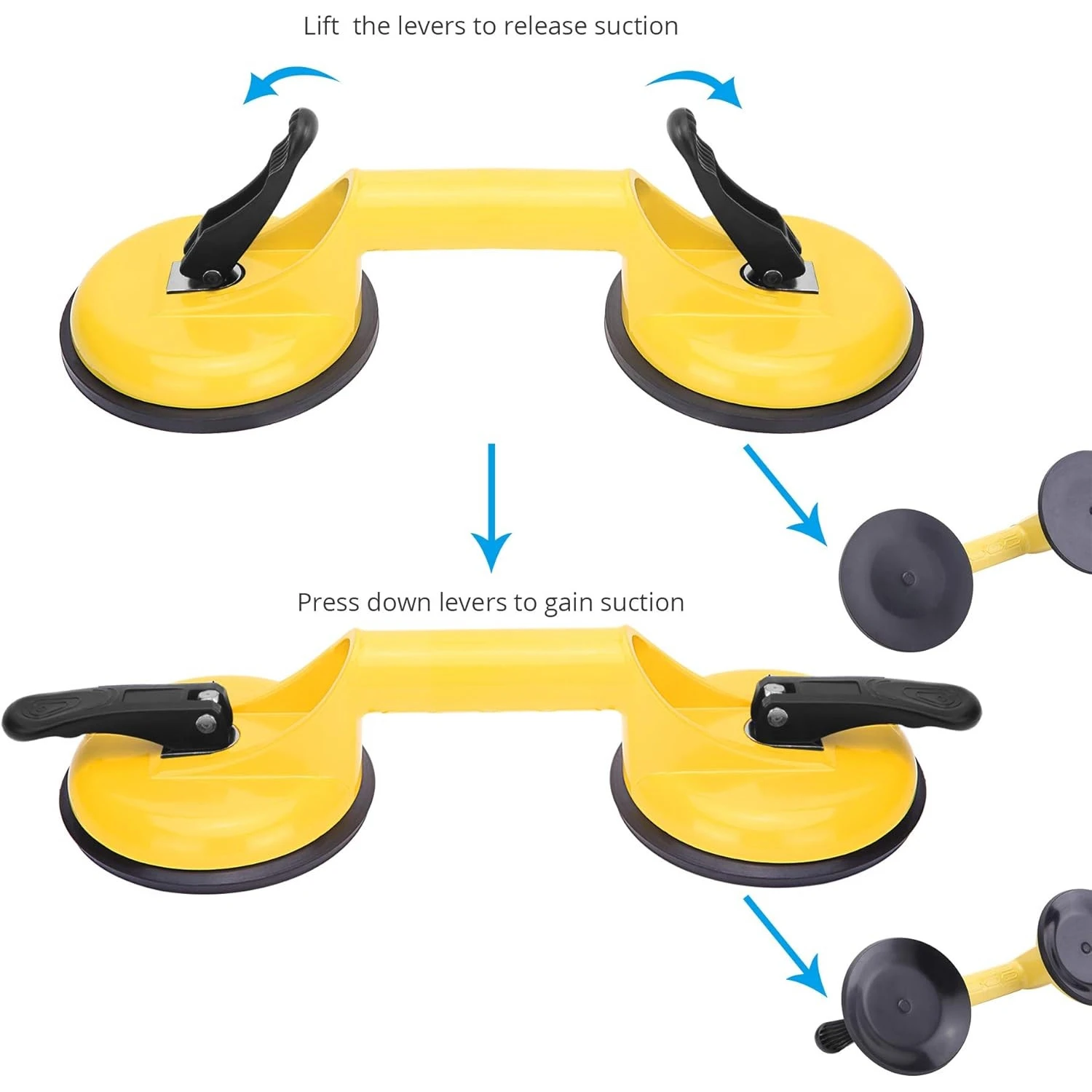 Magnets Super Strong Vacuum Suction Cup for Glass Sucker Porcelain Tile Adsorber Fixing Suction Cups Tile Tools Lifter vacuum suction cup vacuum sucker