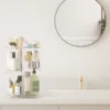 Rotating Makeup Organizer, DIY 8 Layers Adjustable Skincare Organizer Cosmetic Display Case with Brush Holder ＆Perfume Tray 2