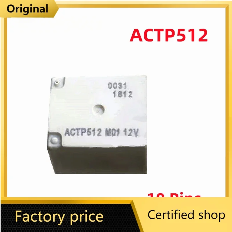 5 Pz Act512 Actp512 Relè 10 Pin Per Bmw 5 Serial F18 Classic Footwell Module (Frm) Alzacristalli J518 A6L Steer Els
