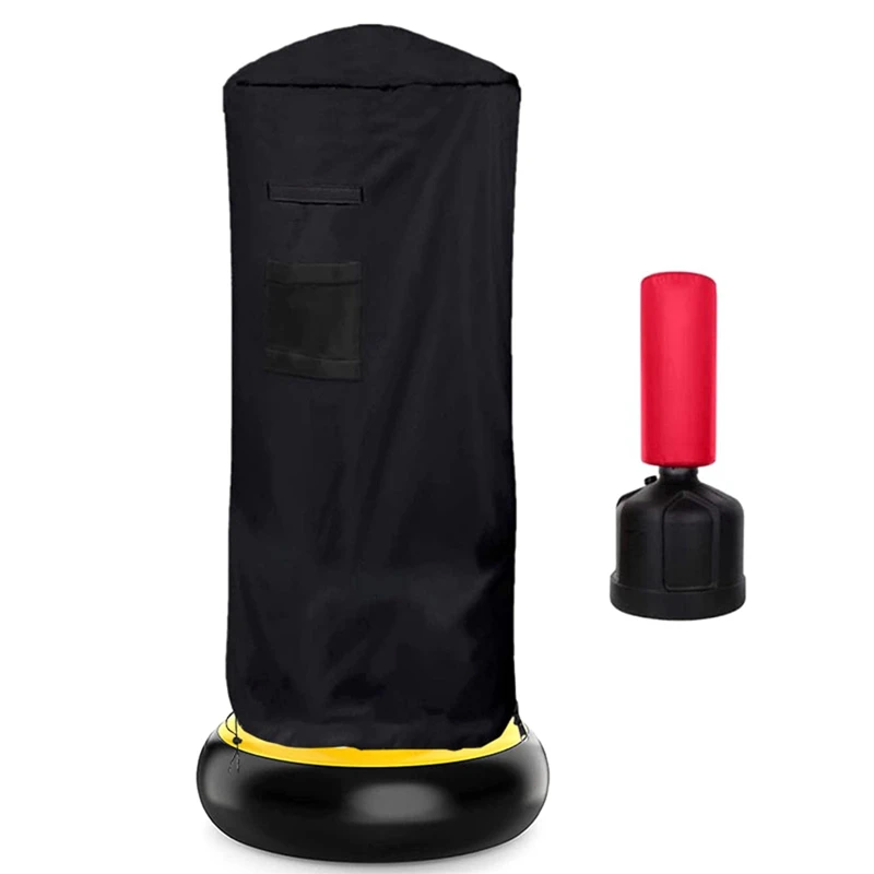 1 Pieces Standing Boxing Bag Cover Waterproof Freestanding Punching Bag Cover Adjustable Heavy Boxing Protective