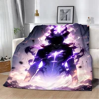 Solo Leveling Printed Blanket Picnic Blankets Warm Blanket Soft and Comfortable Blanket Home Travel Birthday Gift 1