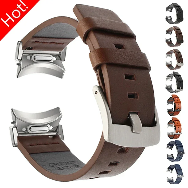 Premium Leather No-Gap Watch Strap with Quick Fit Design