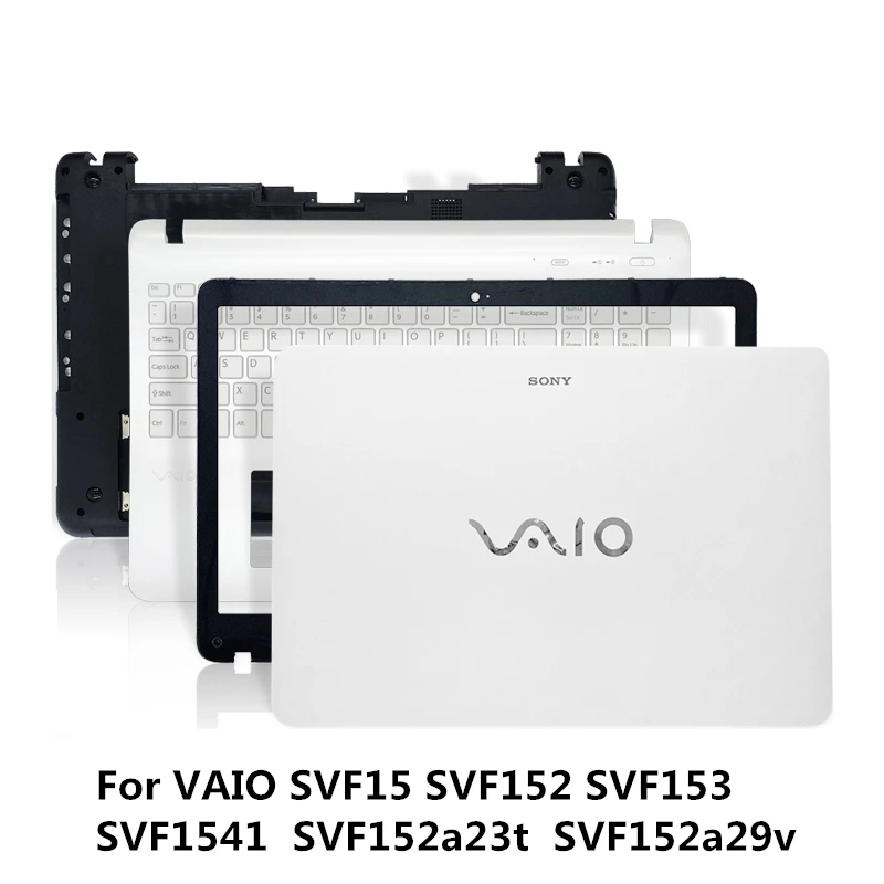 Laptop LCD Back Cover Case Front Bezel Palmrest Bottom Hinges For Sony SVF15 SVF152 SVF153 SVF1541 SVF152a23t SVF152a29v