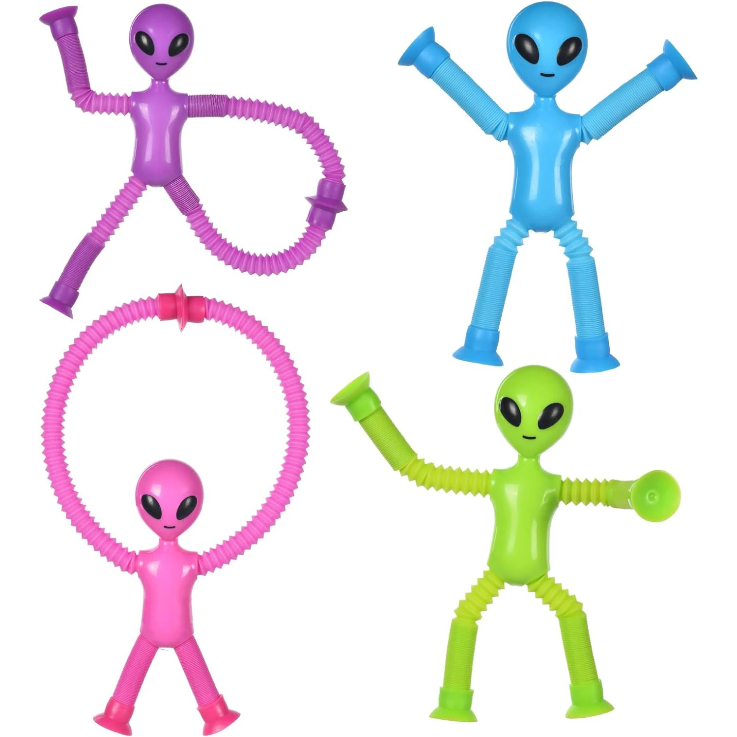 Telescopic toys with extraterrestrial light and multifunctional shapes, fun puzzle puzzle for stress relief, stretching 3