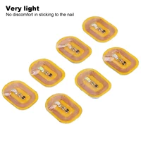 7Pcs NFC Lighting Nail Art Stickers Different Colors Self Adhesive Intelligent Nail Stickers Light Flash Nail Art Tool Salon 2
