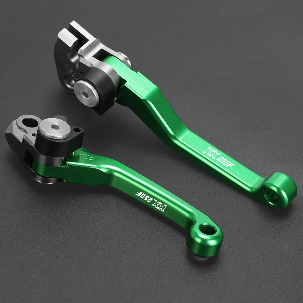 FXCNC CNC Brake & Clutch Levers For Kawasaki KX450F 2019-2023 – Black Anodized