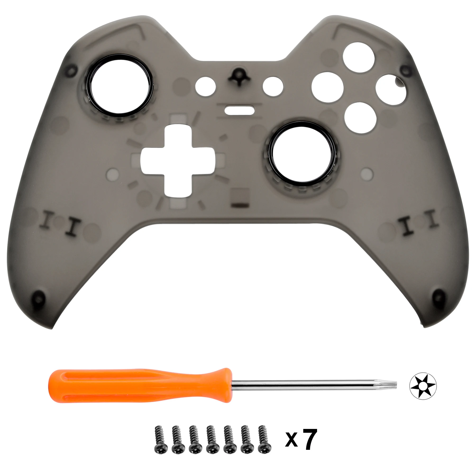 Elite Controller, Accent Rings, Foggy, Clear, Black, Soft Touch