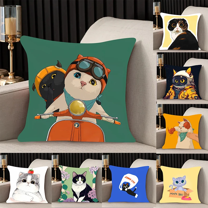 

New Pillow kitty Slips Pillow Covers Bedding Comfortable Cushion Good For Sofa Home Car High Quality Pillow Cases Decoration