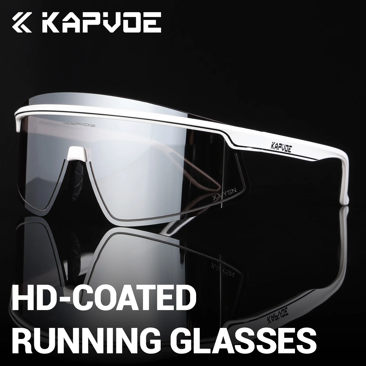 Kapvoe Sports Sunglasses Road Bike Mountain Bicycle Cycl Glasses Riding Goggle Sports Eyewear for Man Women Cycling Glasses