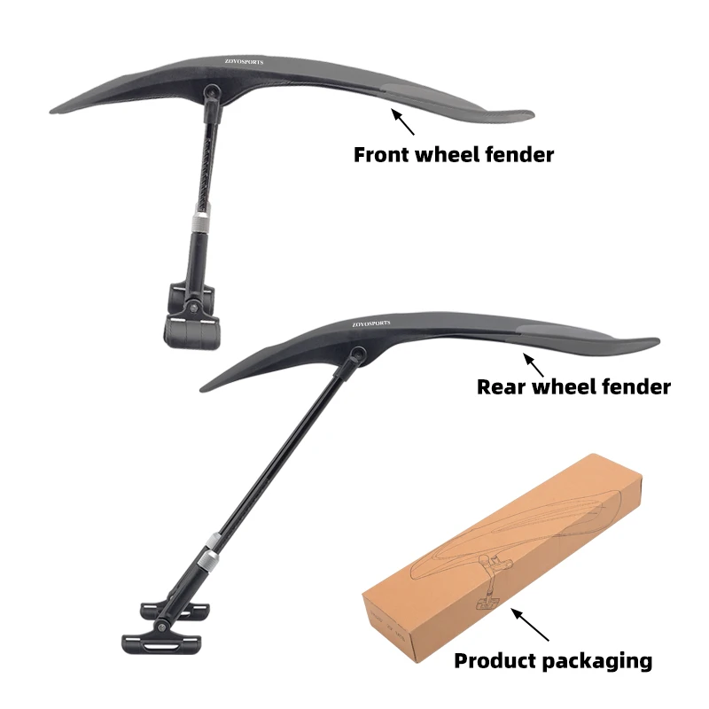 MTB Bike Mudguard Fenders Removable Quick-release support Front Rear Fender