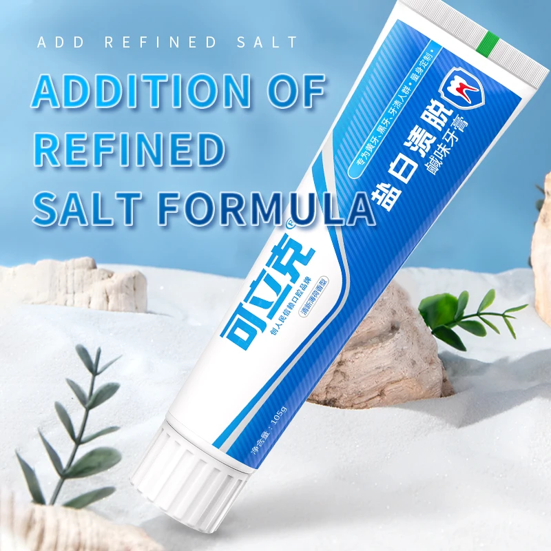 Sea salt Whitening Teethpaste Deep Cleaning Of Teeth Calculus Removal Adult Oral Care Protect gums dental calculus remover tooth powder