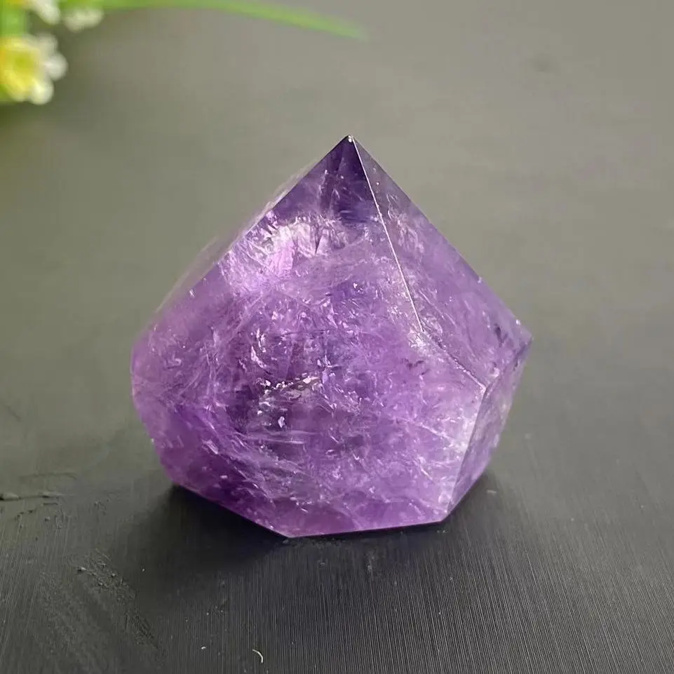 1PC 35-55G High Quality Natural Amethyst Point Healing Family Decoration Mini Decoration 6