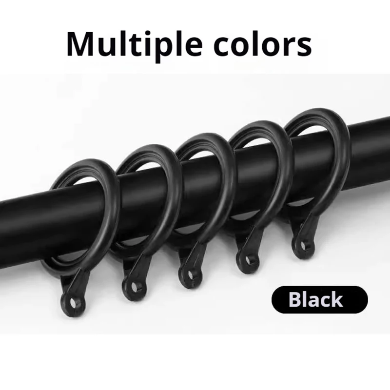 20/50pcs 35Mm Inner Plastic Curtain Rings Gourd Shape Home Shower Window Bath Curtain Hook Rod Clips Accessories curtain clips curtain accessories curtain hooks shower curtain hooks curtain rod hooks