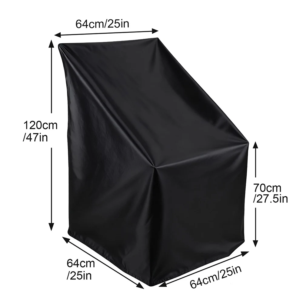 Premium Black Waterproof Outdoor Furniture Protector Cover