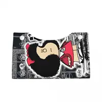 Custom Vintage Quino Comic Mafalda Facial Tissue Box Cover Rectangular Cartoon Mang PU Leather Tissue Box Holder for Car Toilet 2