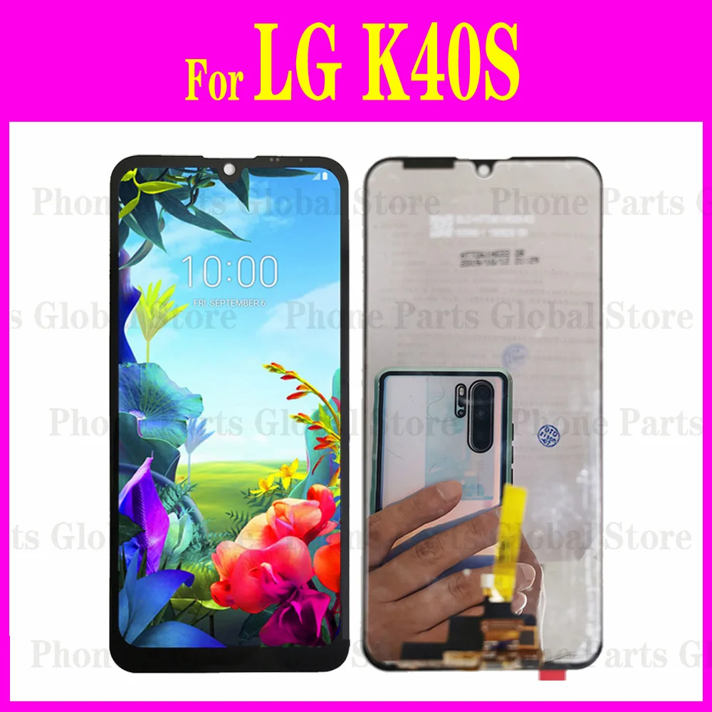 Lcd Da 6.1 "Con Cornice Per Lg K40S Display Lmx430Hm Lm-X430 Screen Touch Digitizer Assembly Per Lg K40S X430 Lcd Parti Di Ricambio