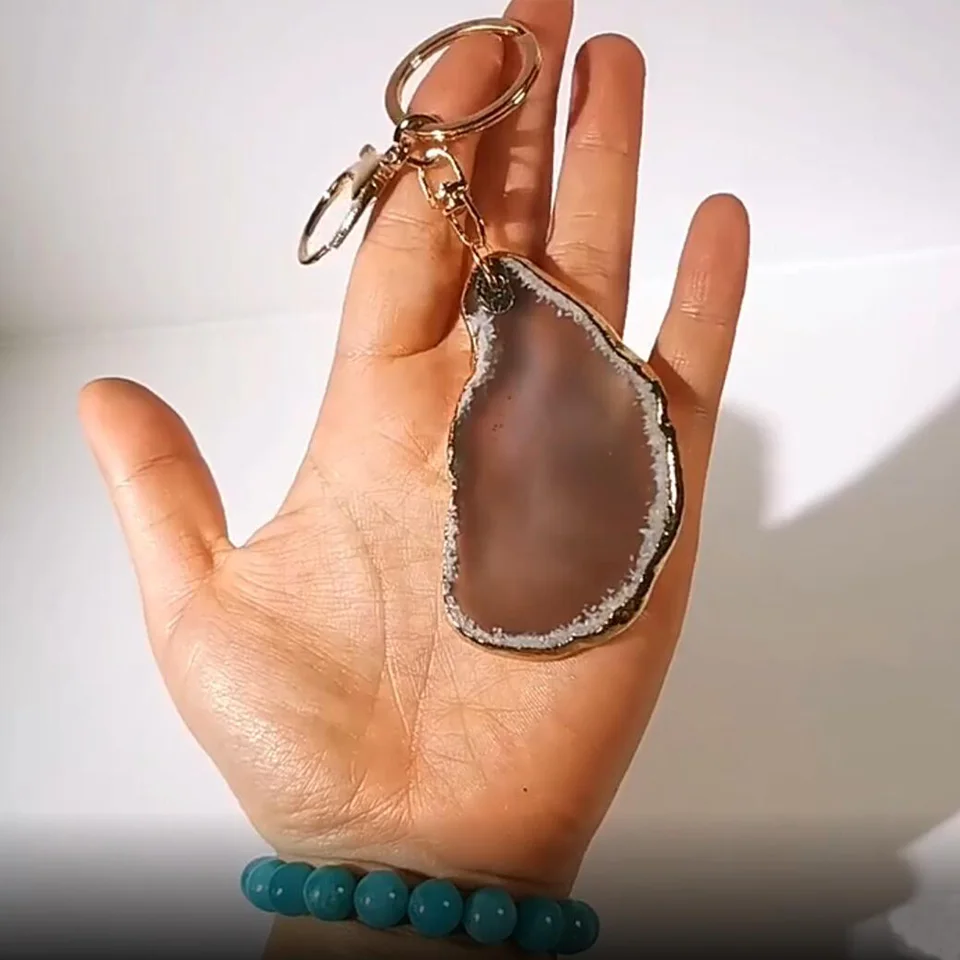 Acheter Porte-Clés Agate - Pierre brute