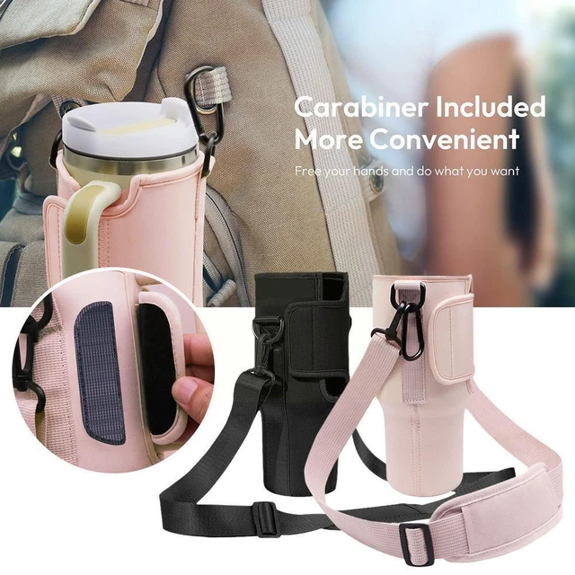 For Stanley Quencher Water Bottle Carrier Bag Pouch Holder Strap