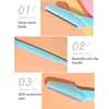 1/3pcs Eyebrow Trimmer Blade Shaver Portable Face Razor Eye Brow Epilation Hair Removal Cutters Safety Razor Woman Makeup 4