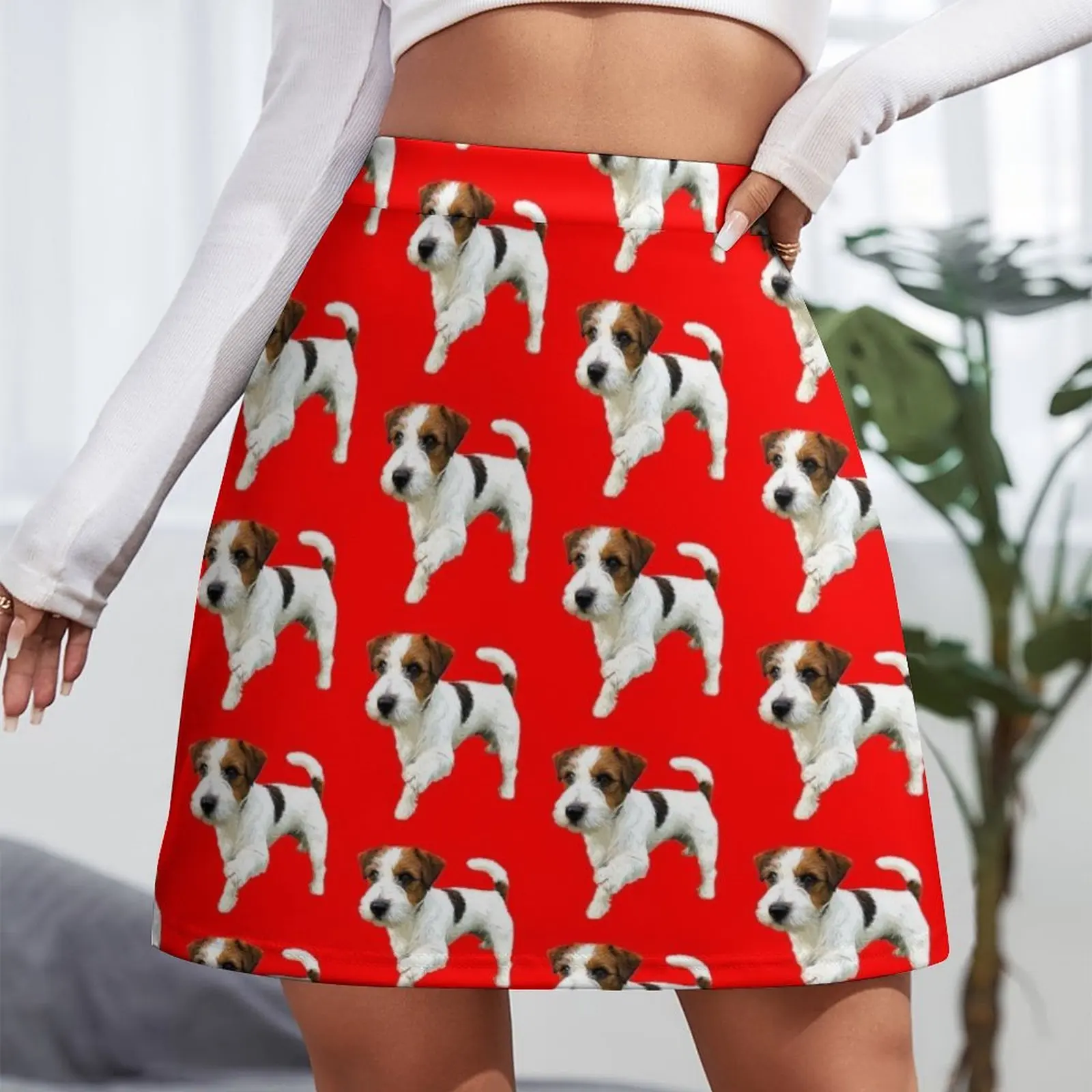 Jack Russell Terrier Dog Art Mini Skirt skirt for women new in external clothes outfit korean style elegant dresses for women