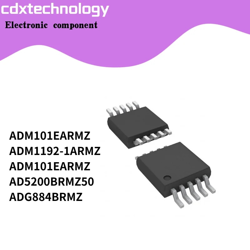 

5pcs/lot ADM101EARMZ ADM1192-1ARMZ AD5200BRMZ50 ADG884BRMZ MSOP10 Integrated circuit New stock