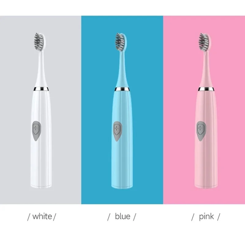 성인용 전동 칫솔 부드러운 휴대용 배터리 내구성 IPX6 방수 지능형 효과적인 구강 관리 남성 여성 커플