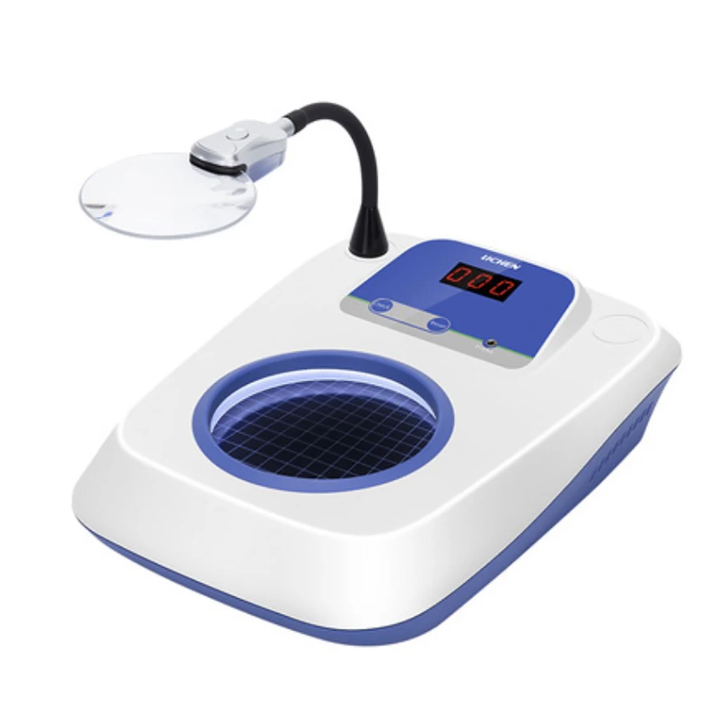 

220V Laboratory Digital Display Colony Counter Bacteria Testing Equipment Bacteria Count Detector With 3/6X Magnifier