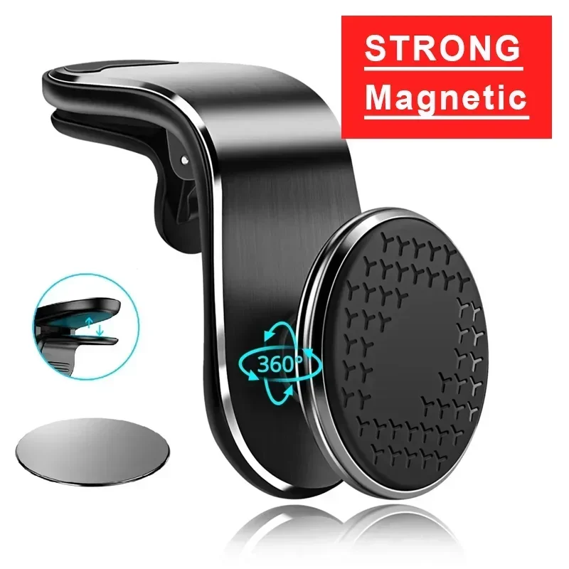 Universal Car Phone Holder with Strong Magnet for iPhone and Samsung