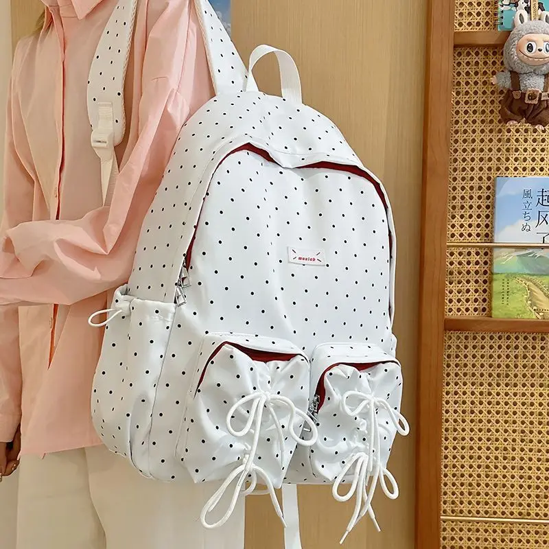 Teenage Youth School bags Large Capacity Backpack Lightweight Casual Backpack Multi-pockets College Backpack Girls school bags 5