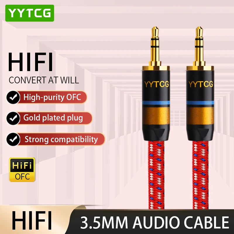 Aux Cabo Jack 3.5 mm Cabo de Áudio 3.5 mm Jack Alto-falante Cabo de Extensão de Áudio Jack para Iphone Fones de Ouvido Alto-falante do Carro