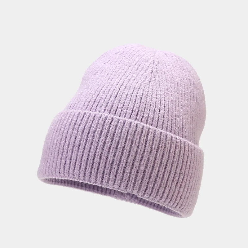 Neue Unisex-Herbst-Winter-warme Beanie-Mütze, einfarbig, gestrickt, gehäkelt, Mütze, Mütze, geeignet für den täglichen Gebrauch, Outdoor – Detail 14