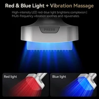 Microneedling pen with LED and EMS for skin and hair growth