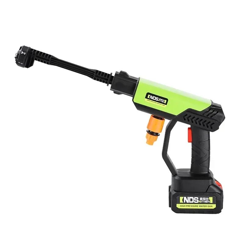 600W Portable Lithium Battery Wireless High-pressure Water Gun Household Leaning Machine Gardening Watering Car Washing, Etc 2