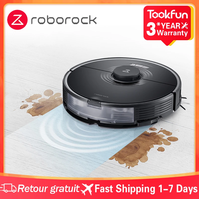 Roborock S7 Robot Vacuum and Mop 2500PA Suction & Sonic Mopping Robotic
