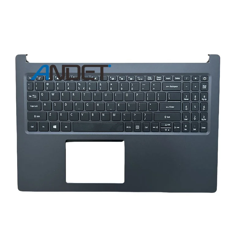

Новинка, Оригинальный чехол для ноутбука Acer Aspire A315-22, черная клавиатура US C, подставка для рук, верхний корпус, аксессуары 6b. He4n8.001