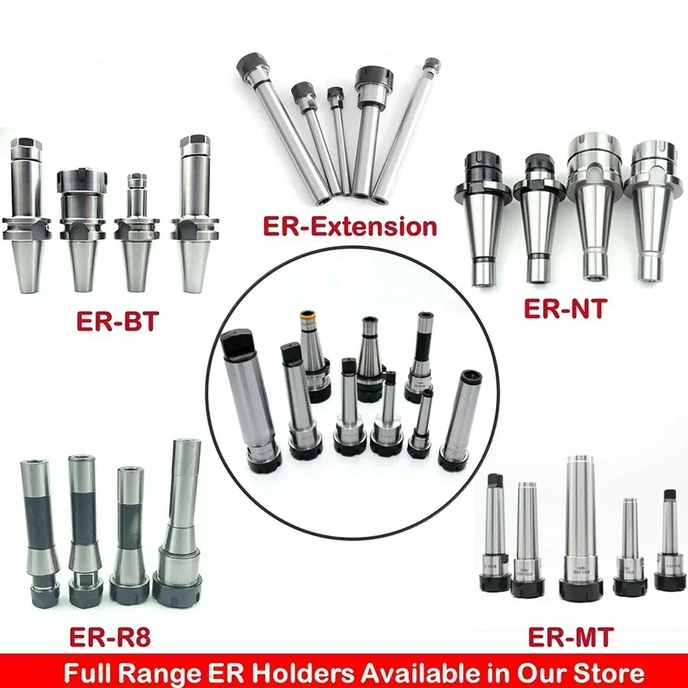 Spring Collet High Precision ER Clamping Nut Collet 11/16/20/25/32/40 A/M/UM Milling Chuck Cap ER11-A ER16-A ER20-A ER11-M ER16-M ER20-M Tool tool holder collet chuck spring collet chuck