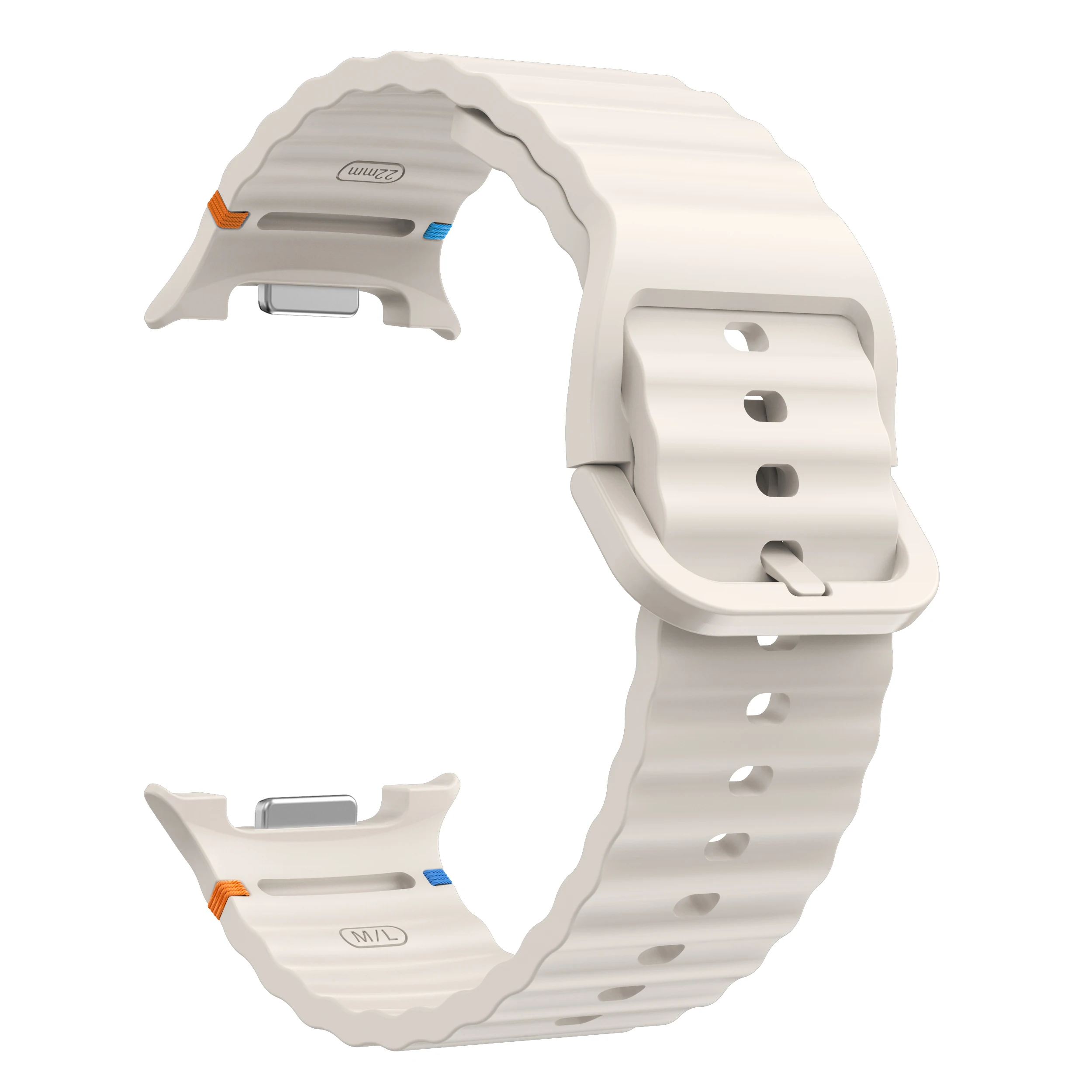 Original-Armband für Samsung Galaxy Watch 9 8, 44mm 40mm Sport-Silikonband ohne Lücken, Armband für Galaxy Watch8 8 Classic – Detail 3