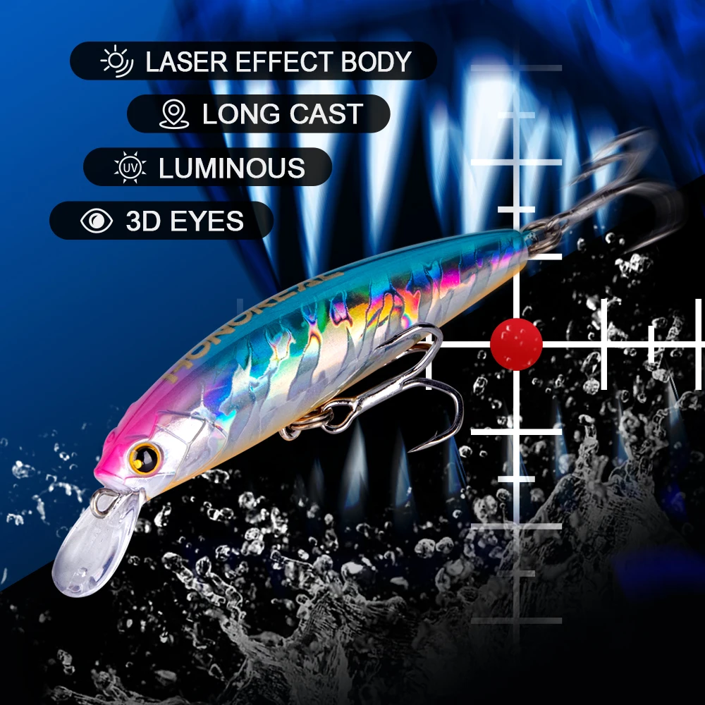 ALLBLUE-Leurre méné phosphorescent en plastique à suspension lente, appât Élidéal pour la pêche au bar ou au brochet, 110mm, 110g, 17.8 18 ALLBLUE-Leurre méné phosphorescent en plastique à suspension lente, appât Élidéal pour la pêche au bar ou au brochet, 110mm, 110g, 17.8 18