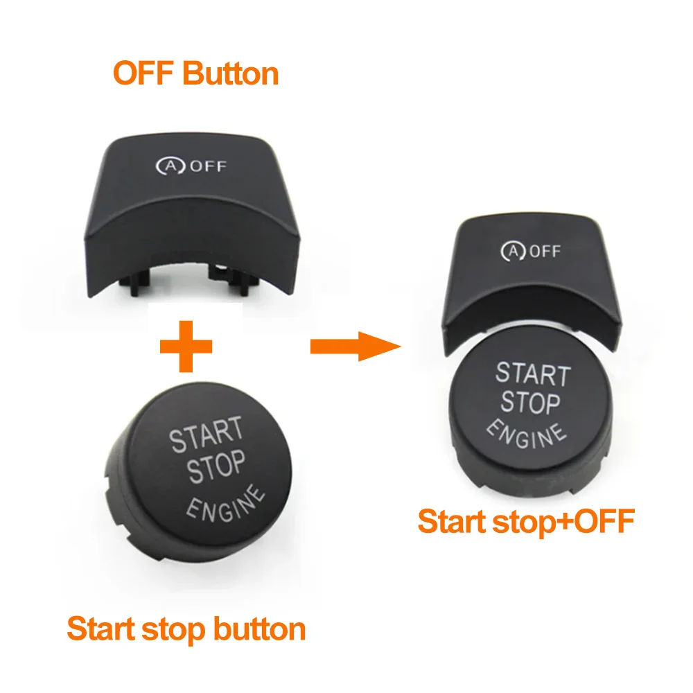 Car Start Stop Button Cover Engine Ignition Start Stop OFF Switch Button Cover For BMW 1 2 3 4 Series F20 F21 F22 F23 F87 F30 F31 F34 F32 F33 F36 F82 F83
